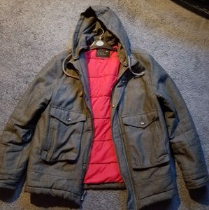 grey Quiksilver winter jacket